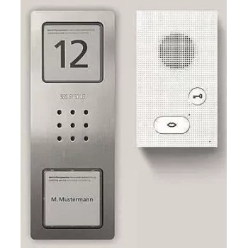 SIEDLE SET CAB 850-1 E/W audio-set basic roestvrij staal (210008742-00)