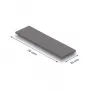 Warmtegeleidingspad DeLOCK 18474 3 W/m·K grijs 20x70x1,75 mm