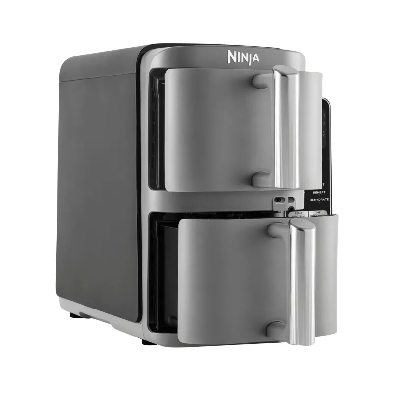 Ninja Double Stack XL heteluchtfriteuse 2 vakken met temperatuursonde SmartCook 9,5 L SL451EU