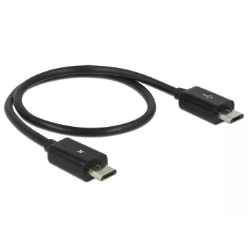 USB-kabel DeLOCK 83570 USB 2.0 0,3 m USB B Zwart
