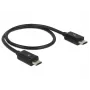 USB-kabel DeLOCK 83570 USB 2.0 0,3 m USB B Zwart
