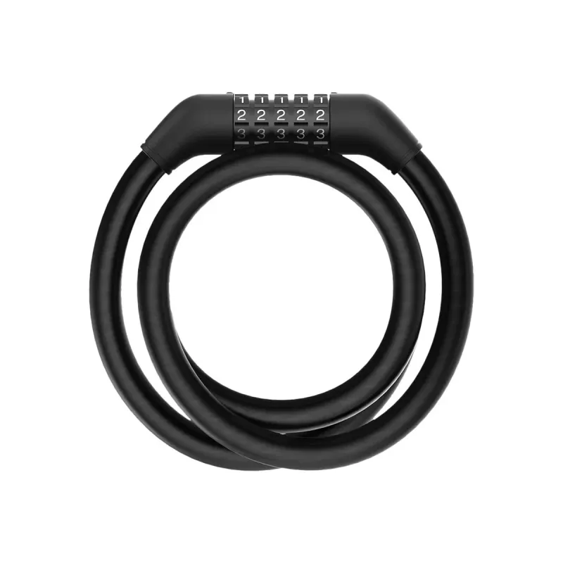Kabelslot Xiaomi BHR6751GL voor step, 1,2 m lengte, 1,2 cm diameter, cijferslot, zwart