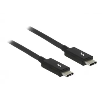 Thunderbolt-kabel DeLOCK 84845 1 m 20 Gbit/s zwart