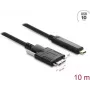 Delock 83632 actieve optische kabel USB 10 Gbps, USB Type-C naar Micro-B, 10 m