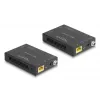 AV-zender- en ontvangerset DELOCK 65955 — Cat6/Cat6a HDMI-extender, tot 3840×2160, bekabeld, Micro-USB-B voeding