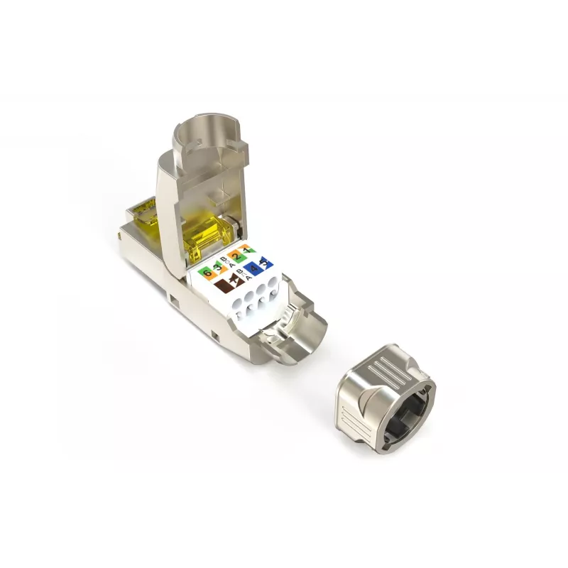 Digitus CAT 6A veldstekker DN-93638 AWG 22-27 ondersteunt tot 4PPoE