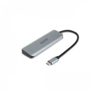 USB Type-C hub DICOTA D32061 10000 Mbit/s zilver