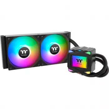 Thermaltake LA240 ARGB moederbord-vloeistofkoelingsset 12 cm zwart 1 st.