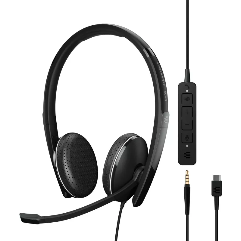 EPOS ADAPT 165T USB-C II headset zwart