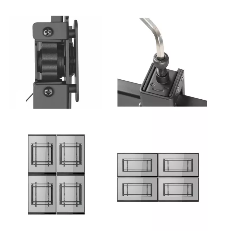 TV-videowandhouder MACLEAN MC-845 VESA 600x400mm houder voor displays