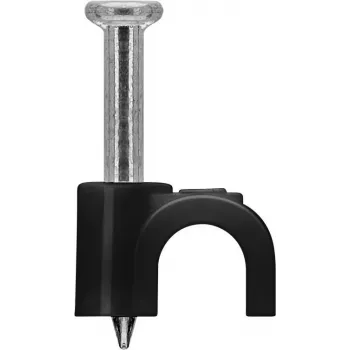 Goobay Kabelclip 4 mm, zwart (64677)