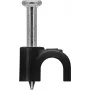 Goobay Kabelclip 4 mm, zwart (64677)
