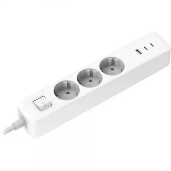 Stekkerdoos Xiaomi BHR07UKEU — 3 AC-uitgangen type F, 250 V, 1,4 m kabel, wit