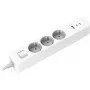 Stekkerdoos Xiaomi BHR07UKEU — 3 AC-uitgangen Type F, 250 V, 1,4 m kabel, wit