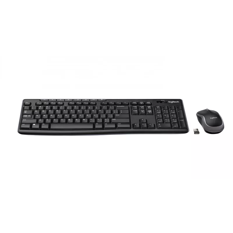 Logitech Wireless Combo MK270 – toetsenbord-muisset – draadloos – 2,4 GHz – Frans (920-004510)