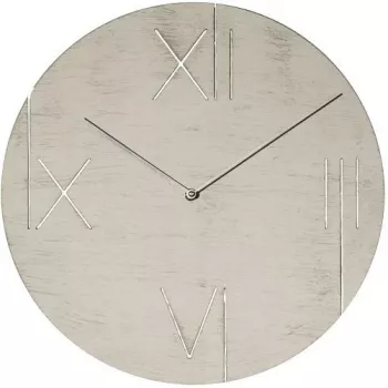 NeXtime klok 3104wi Galileo, Ø43 cm, wand, gebroken wit