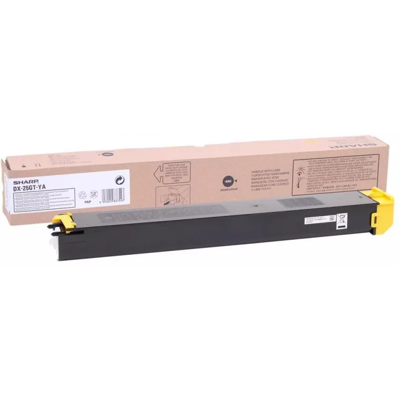 Sharp DX25GTYA tonercartridge 1 stuk origineel geel