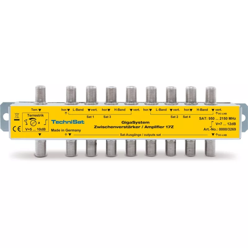 Versterker TECHNISAT 17Z zilver model 0000/3269