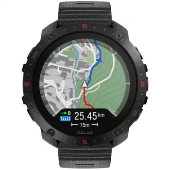 Polar Grit X2 Pro 3,53 cm (1.39 inch) AMOLED digitaal 454 x 454 pixel touchscreen zwart GPS (900110283)