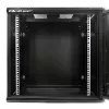 Qoltec 54488 19-inch wandrackkast, 12U, 600 x 635 x 450 mm, geperforeerde deur