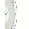 NeXtime klok 8125 Fancy Round, Ø43 cm, wand, wit/zilver