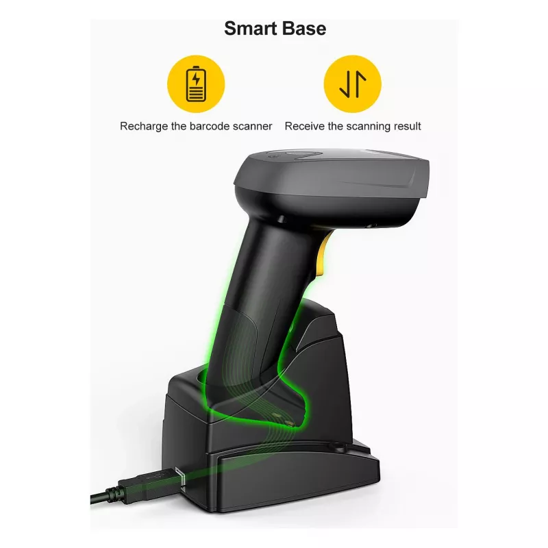 Inateck barcodescanner 52 zwart [BCST-52_black]