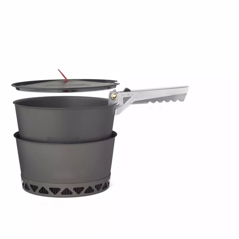 Pannenset Primus PrimeTech 1,3 L, aluminium, diameter 17,8 cm, hoogte 108 mm, gewicht 524 g