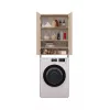 Badkamerwandkast top e shop POLA DD SONOMA, eiken frame, wandmontage, 4 planken