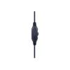 Bedrade gaming-headset GEMBIRD GHS-05-B, over-ear, 20–20000 Hz, 2 m kabel, 250 g, zwart/blauw