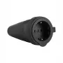 ABL 100000049 originele koppeling. SCHUKO. rubber (TPE). zwart. manchet. IP44.
