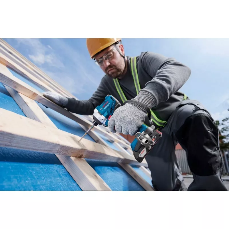 Accu-slagmoerschroevendraaier Bosch GDR 18V-215 met 2x 4,0Ah accu's