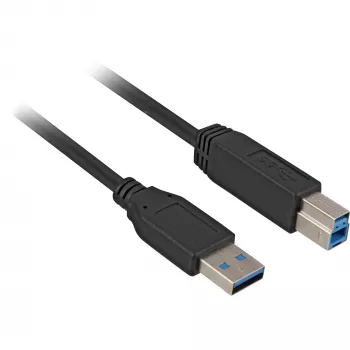 USB-kabel Sharkoon 3 m USB3.0-A/USB3.0-B