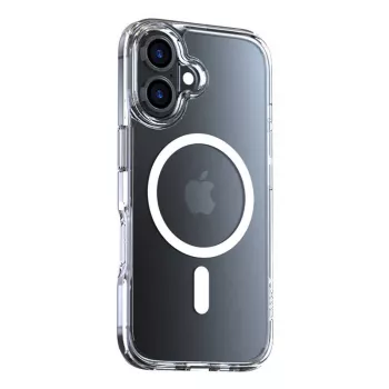 Transparant hoesje Torras DIAMOND-MAG SERIES voor iPhone 16 MagSafe compatibel, transparant beschermhoesje