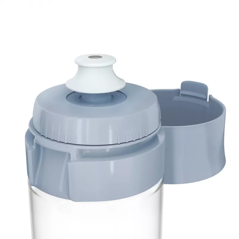 Filterfles BRITA Vital pastelblauw 600 ml met 2 MicroDisc-filters, BPA-vrij, vaatwasserbestendig