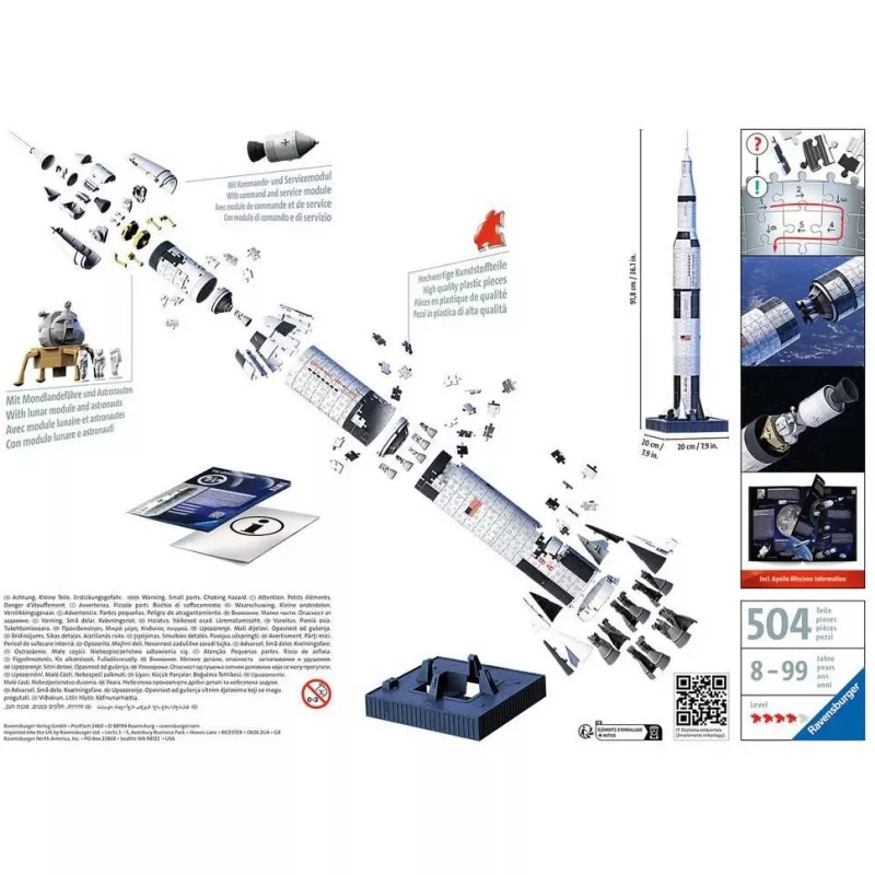 3D-puzzel Ravensburger 11545 440 stukjes aanbevolen leeftijd 8-99
