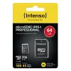 Geheugenkaart Intenso 64 GB MicroSDXC UHS-I Class 10 3433490