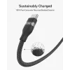USB-C-naar-USB-C-kabel Anker A82E2 — USB 2.0, 1,8 m, zwart