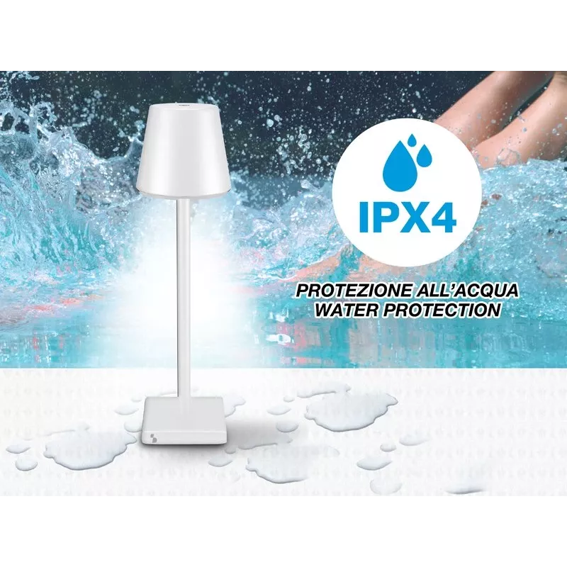 Beper P201UTP102 oplaadbare tafellamp, aanraakschakelaar, 2 W