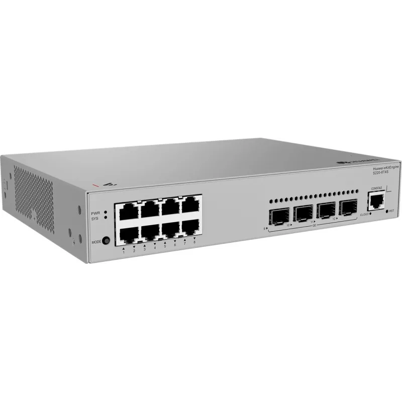 Huawei S220-8T4S Gigabit-switch, 4x SFP 8x LAN, 4x SFP