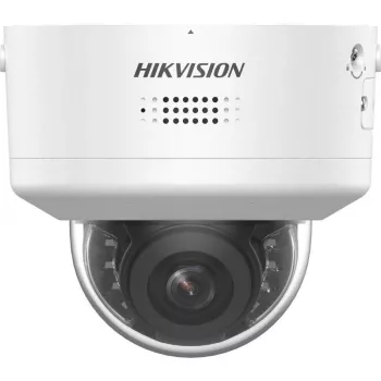Dome-IP-beveiligingscamera Hikvision DS-2CD2787G2H-LIPTRZS2U/SL — 8MP 3840×2160, gemotoriseerd 2,8–12 mm objectief, binnen/buiten, plafond-/wandmontage, wit