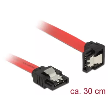 SATA-kabel DeLOCK 83978 0,3 m SATA 7-pin zwart rood