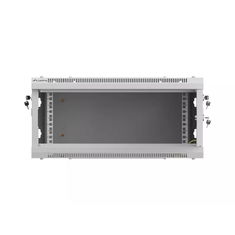 Wandmontage 19 inch installatiekast LANBERG WF01-6404-00S 4U 600×450 mm, grijs