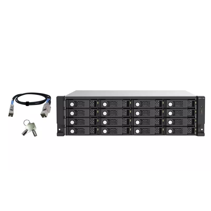 QNAP TL-R1620Sep-RP HDD-behuizing zwart, grijs 2,5/3,5 inch