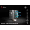 Koellichaam SAVIO SAVGCOFROSTX2 120 mm zwart, 2 heatpipes, 800–1800 RPM, 4-pins