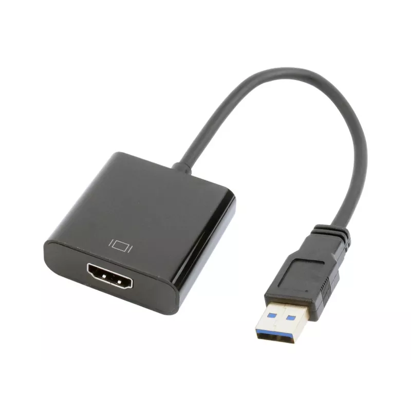 GEMBIRD A-USB3-HDMI-02 USB-grafische adapter, HDMI-uitgang, tot 1920x1080, zwart, 36 g