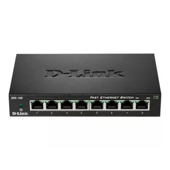 D-Link DES-108 zwart
