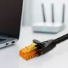 Ethernet-patchkabel QOLTEC CAT6, 2×RJ45, 20 m, zwart