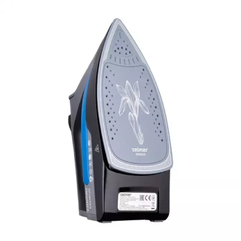 Zelmer Krokus ZIR3220 stoomstrijkijzer, 3000 W, stoomstoot van 200 g, keramische zoolplaat, blauw