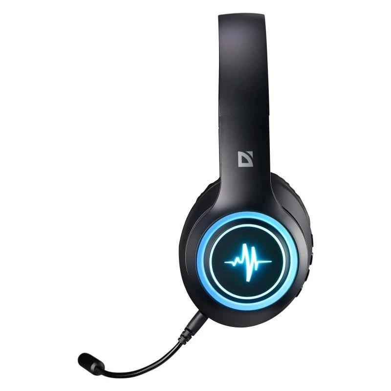 HOOFDTELEFOON DEFENDER BLUETOOTH FREEMOTION B571 ZWART LED