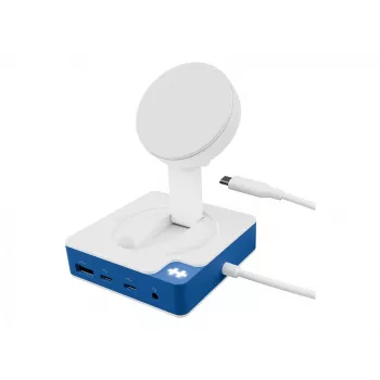 Hyper HyperDrive Flex MagCharge USB-C-hub, wit/blauw | HD8100BUGL | aantal HDMI-aansluitingen 1